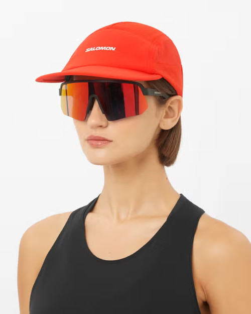 �L���b�v�E�n�b�g�E�T������  SENSE AERO  ���j�Z�b�N�X �L���b�v    Fiery Red �T�C�Y S/M
